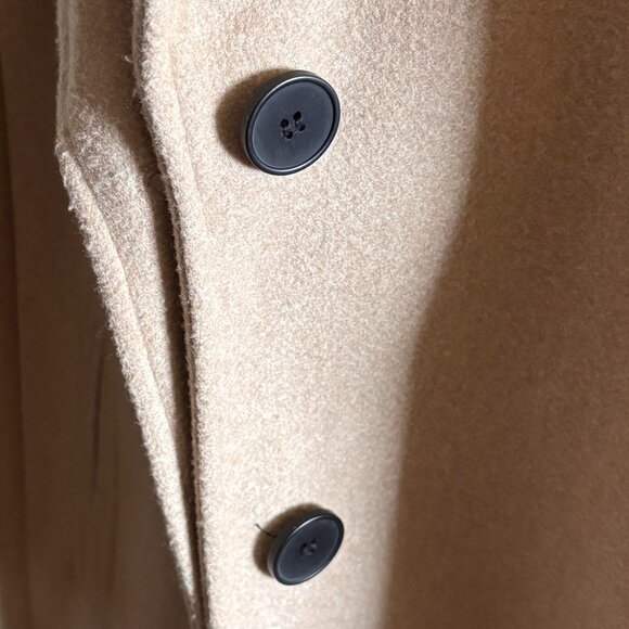 Women's Zara Soft Coat Size S Taupe Brown New Without Tags - Picture 6 of 9